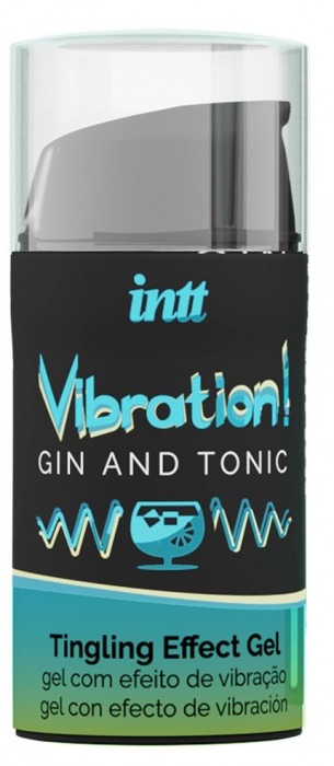 Жидкий интимный гель с эффектом вибрации Vibration! Gin   Tonic - 15 мл. - INTT - купить с доставкой в Сыктывкаре