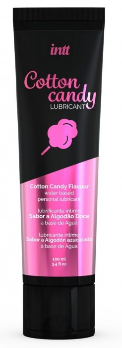 Интимный гель на водной основе Cotton Candy Lubricant - 100 мл. - INTT - купить с доставкой в Сыктывкаре