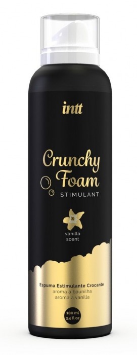 Пенка для массажа Crunchy Foam Stimulant Vanilla - 100 мл. - INTT - купить с доставкой в Сыктывкаре