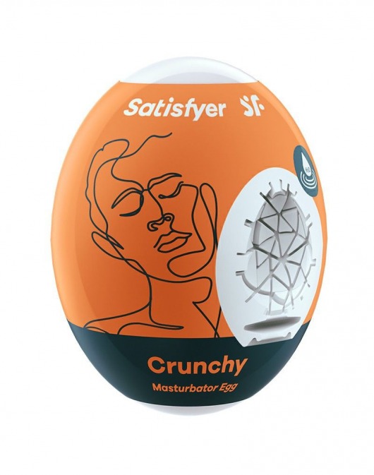 Мастурбатор-яйцо Satisfyer Crunchy Mini Masturbator - Satisfyer - в Сыктывкаре купить с доставкой