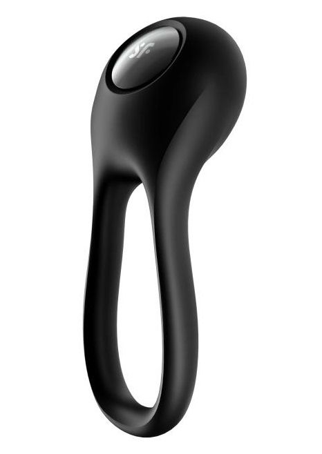 Черное эрекционное виброкольцо Majestic Duo - Satisfyer - в Сыктывкаре купить с доставкой