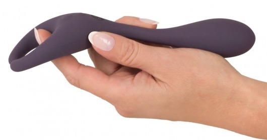 Фиолетовый универсальный вибратор Remote Controlled Couples Vibrator - Orion