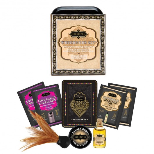 Эротический набор Weekender Kit Vanilla Creme - Kama Sutra - купить с доставкой в Сыктывкаре
