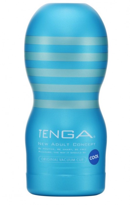 Мастурбатор с охлаждающей смазкой TENGA Original Vacuum Cup Cool - Tenga - в Сыктывкаре купить с доставкой