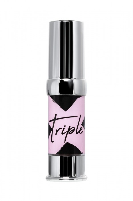 Возбуждающий гель с эффектом вибрации и охлаждения Triple X 3 in 1 Unisex Pleasure Enhancer Gel - 15 мл. - Secret Play - купить с доставкой в Сыктывкаре