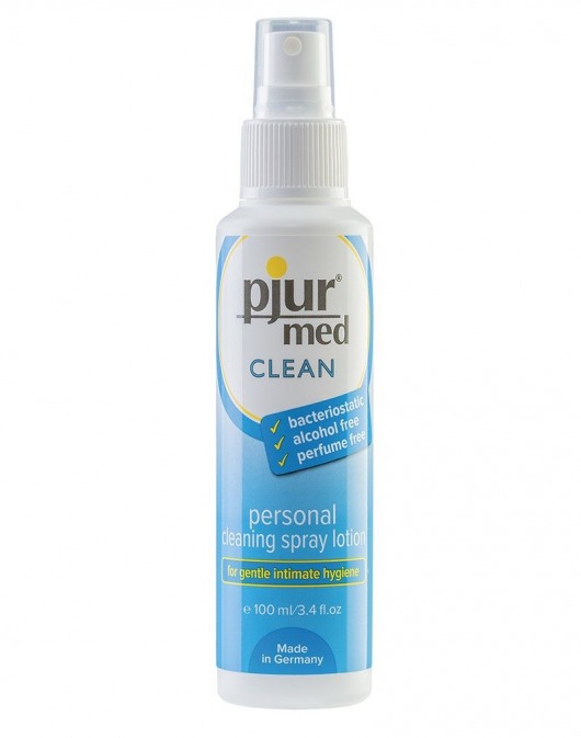 Гигиенический спрей pjur MED Clean Spray - 100 мл. - Pjur - купить с доставкой в Сыктывкаре