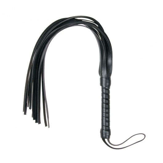 Черный флоггер Flogger Whip - 46 см. - Easy toys - купить с доставкой в Сыктывкаре