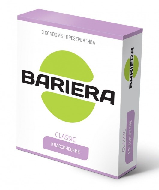 Классические презервативы Bariera Classic - 3 шт. - Bariera - купить с доставкой в Сыктывкаре