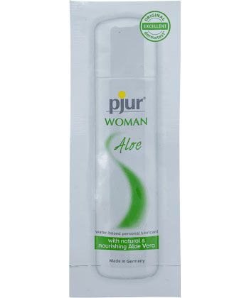Лубрикант на водной основе pjur WOMAN Aloe - 2 мл. - Pjur - купить с доставкой в Сыктывкаре