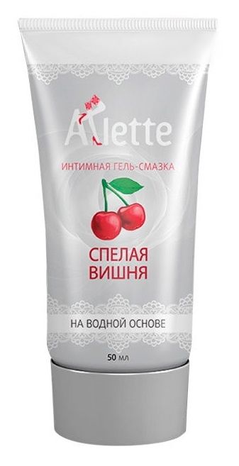 Интимная гель-смазка на водной основе Arlette  Спелая вишня  - 50 мл. - Arlette - купить с доставкой в Сыктывкаре