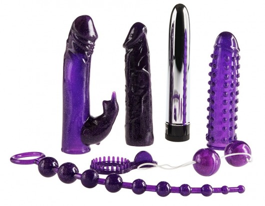 Набор фиолетовых стимуляторов Imperial Rabbit Kit - Toy Joy - купить с доставкой в Сыктывкаре