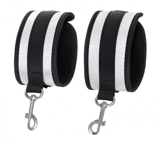 Серебристо-черные оковы Anonymo - ToyFa - купить с доставкой в Сыктывкаре Серебристо-черные оковы Anonymo - ToyFa - купить с доставкой в Сыктывкаре