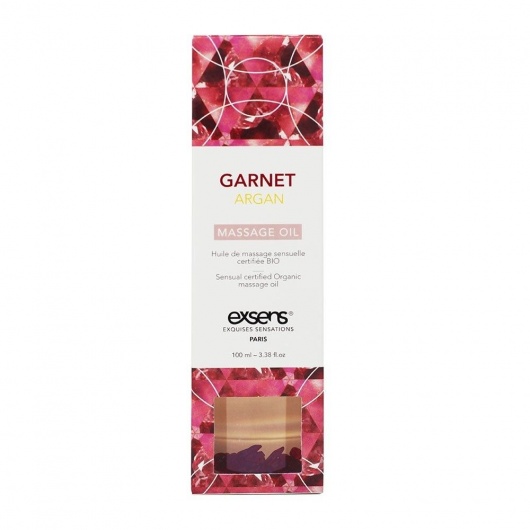 Органическое массажное масло GARNET ARGAN - 100 мл. - Exsens - купить с доставкой в Сыктывкаре