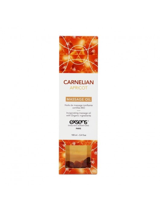Органическое массажное масло CARNELIAN APRICOT - 100 мл. - Exsens - купить с доставкой в Сыктывкаре