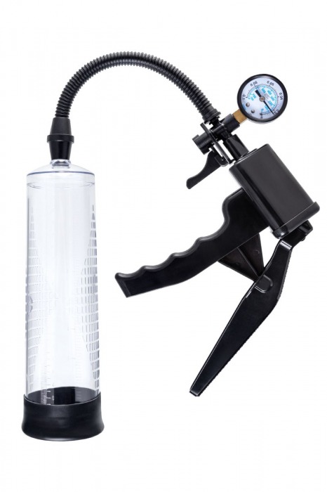 Прозрачная механическая помпа для пениса Viggo - Sexus - в Сыктывкаре купить с доставкой