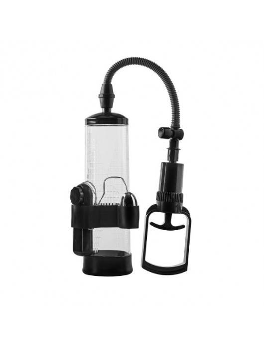 Прозрачная вакуумная помпа с вибрацией Vibrating Penis Pump - Dream Toys - в Сыктывкаре купить с доставкой