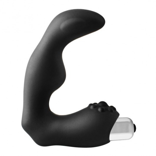 Черный вибромассажер простаты FantASStic Vibrating Prostate Massager - 11,3 см. - Dream Toys - в Сыктывкаре купить с доставкой