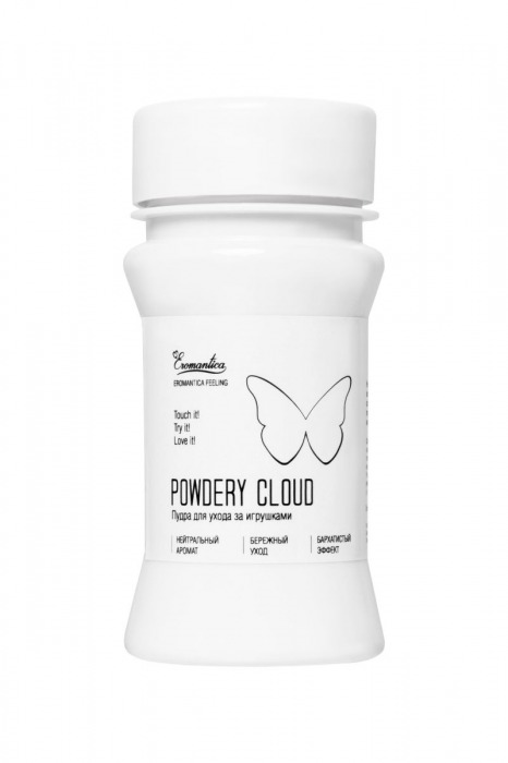 Пудра для ухода за игрушками Powdery Cloud с нейтральным ароматом - 40 гр. - Eromantica - купить с доставкой в Сыктывкаре