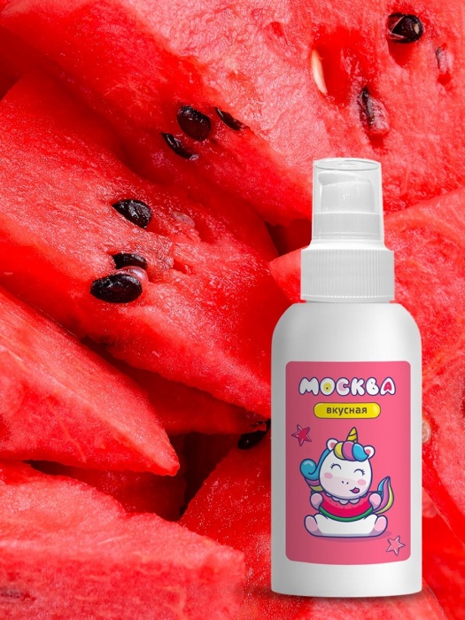 Универсальная смазка с ароматом арбуза  Москва Вкусная  - 100 мл. - Москва - купить с доставкой в Сыктывкаре