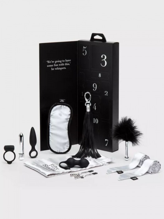 Эротический набор Pleasure Overload 10 Days of Play Gift Set - Fifty Shades of Grey - купить с доставкой в Сыктывкаре