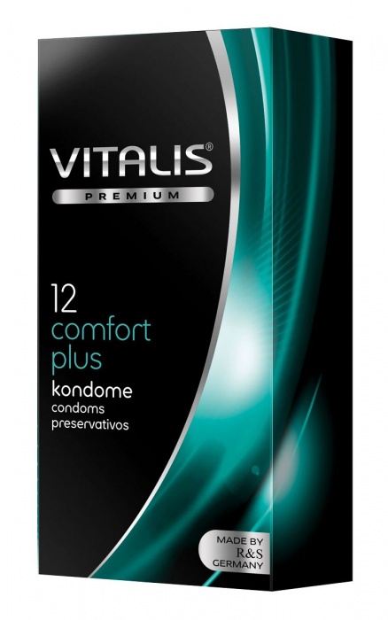 Контурные презервативы VITALIS PREMIUM comfort plus - 12 шт. - Vitalis - купить с доставкой в Сыктывкаре