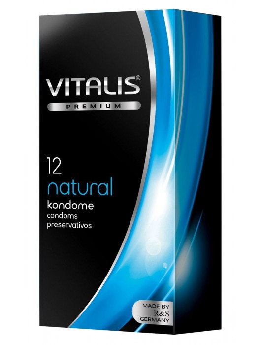 Классические презервативы VITALIS PREMIUM natural - 12 шт. - Vitalis - купить с доставкой в Сыктывкаре