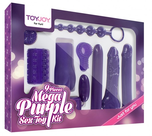 Эротический набор Toy Joy Mega Purple - Toy Joy - купить с доставкой в Сыктывкаре