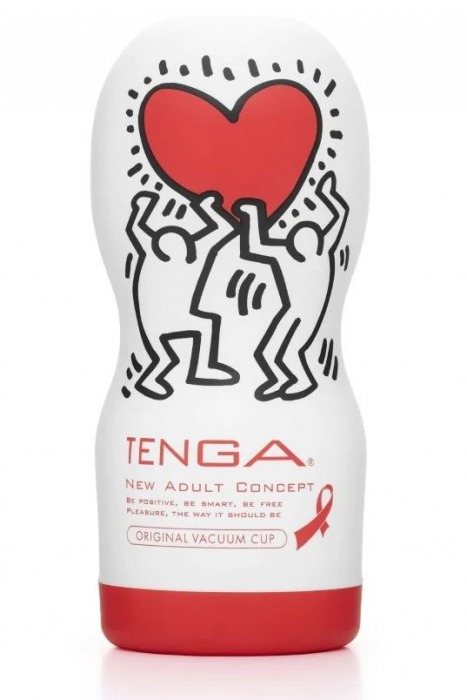 Мастурбатор Keith Haring Cup Deep Throat - Tenga - в Сыктывкаре купить с доставкой