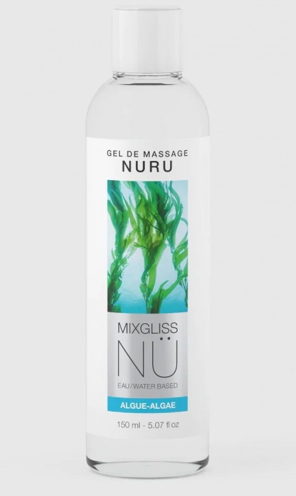 Массажный гель на водной основе Mixgliss NU Algae - 150 мл. - Strap-on-me - купить с доставкой в Сыктывкаре