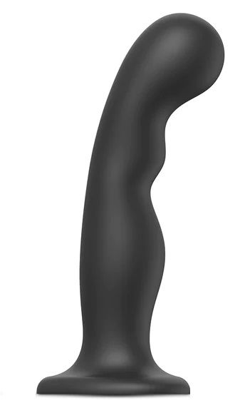 Черная насадка Strap-On-Me Dildo Plug P G size XXL - Strap-on-me - купить с доставкой в Сыктывкаре