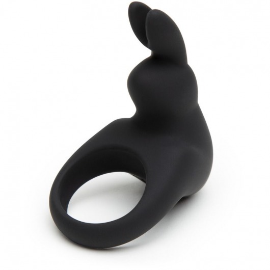 Черное эрекционное виброкольцо Happy Rabbit Rechargeable Rabbit Cock Ring - Happy Rabbit - в Сыктывкаре купить с доставкой