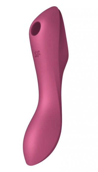 Малиновый вакуум-волновой вибростимулятор Satisfyer Curvy Trinity 3 - Satisfyer