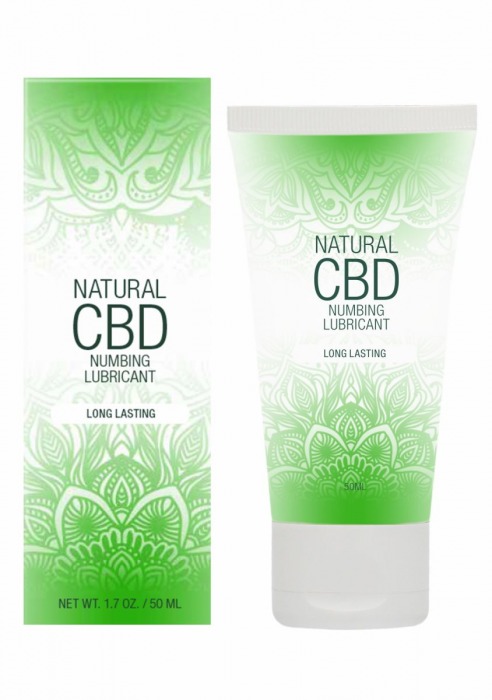 Лубрикант с пролонгирующим эффектом Natural CBD Numbing Lubricant - 50 мл. - Shots Media BV - купить с доставкой в Сыктывкаре