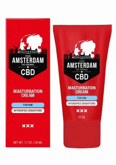 Крем для мастурбации для мужчин CBD from Amsterdam Masturbation Cream For Him - 50 мл. - Shots Media BV - купить с доставкой в Сыктывкаре