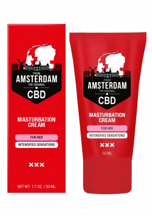 Крем для мастурбации для женщин CBD from Amsterdam Masturbation Cream For Her - 50 мл. - Shots Media BV - купить с доставкой в Сыктывкаре