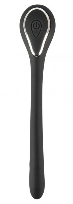 Черный гибкий уретральный стимулятор с вибрацией Vibrating Bendable Dilator - 13,5 см. - Orion - купить с доставкой в Сыктывкаре