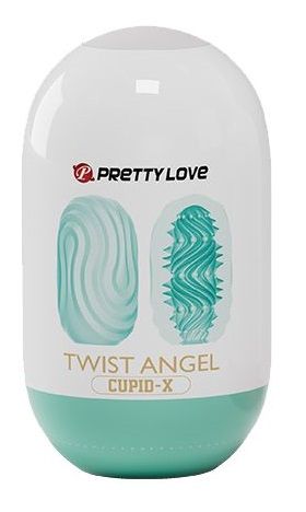 Бирюзовый мастурбатор-яйцо Twist Angel - Baile - в Сыктывкаре купить с доставкой