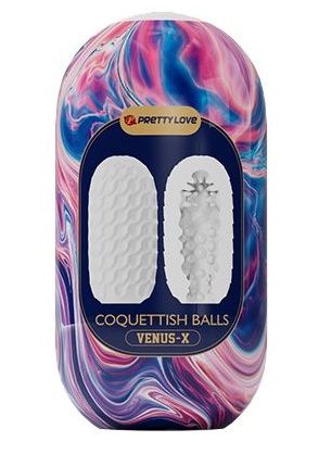 Мастурбатор в форме яйца Coquettish Balls - Baile - в Сыктывкаре купить с доставкой