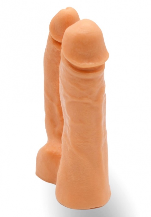 Двойной фаллоимитатор на трусиках с плугом - 15 см. - LOVETOY (А-Полимер) - купить с доставкой в Сыктывкаре