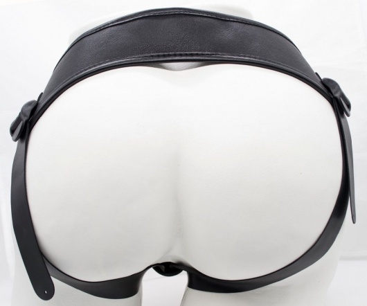 Двойной фаллоимитатор на трусиках с плугом - 15 см. - LOVETOY (А-Полимер) - купить с доставкой в Сыктывкаре