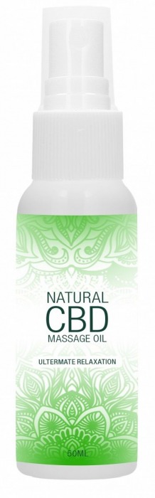 Массажное масло Natural CBD Massage Oil - 50 мл. - Shots Media BV - купить с доставкой в Сыктывкаре