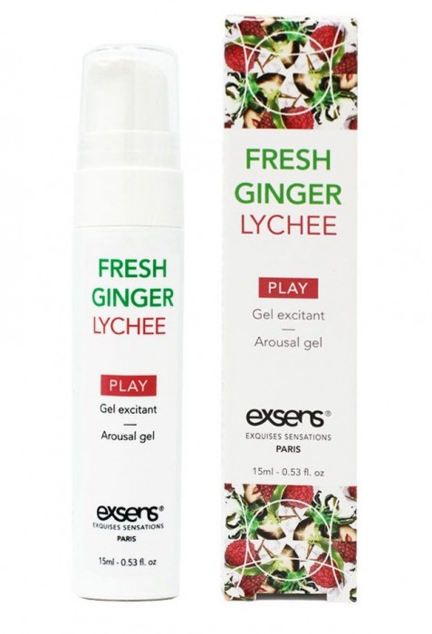Возбуждающий гель Fresh Ginger Lychee Arousal Gel - 15 мл. - Exsens - купить с доставкой в Сыктывкаре