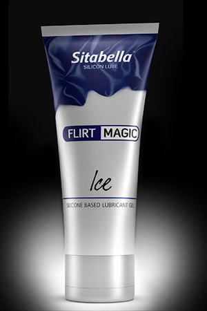 Силиконовая гель-смазка FLIRT MAGIC Ice с лёгким пролонгирующим эффектом - 75 мл. - Sitabella - купить с доставкой в Сыктывкаре