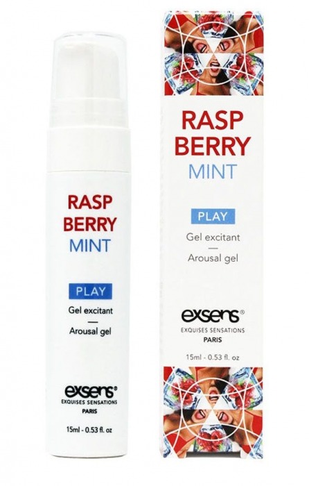Возбуждающий гель Raspberry Mint с ароматом малины и мяты - 15 мл. - Exsens - купить с доставкой в Сыктывкаре