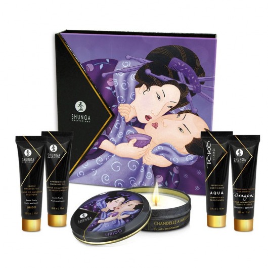 Подарочный набор Geishas secret из 5 предметов - Shunga - купить с доставкой в Сыктывкаре