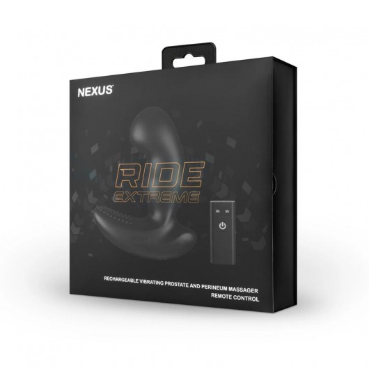 Черный вибромассажер простаты Nexus Ride Extreme - 14,1 см. - Nexus Range - в Сыктывкаре купить с доставкой