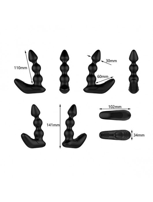 Черный вибростимулятор Nexus Bendz Prostate Edition - 14,1 см. - Nexus Range - в Сыктывкаре купить с доставкой