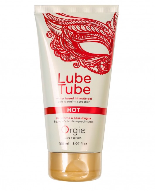 Интимный гель на водной основе Lube Tube Hot с разогревающим эффектом - 150 мл. - ORGIE - купить с доставкой в Сыктывкаре