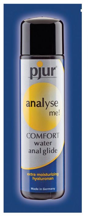 Анальный лубрикант pjur ANALYSE ME Comfort Water Anal Glide - 2 мл. - Pjur - купить с доставкой в Сыктывкаре