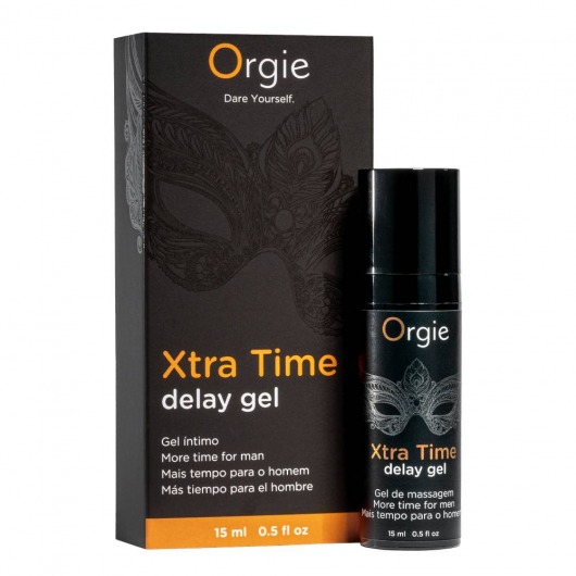 Продлевающий гель Orgie Xtra Time Delay Gel - 15 мл. - ORGIE - купить с доставкой в Сыктывкаре